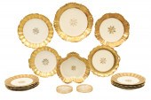 21 PCS DINNER SERVICE, LIMOGES