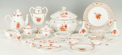 21 PCS. HEREND CHINESE BOUQUET