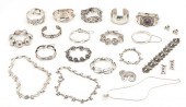 21 PCS. OF MEXICAN STERLING JE