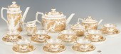 21 PCS. ROYAL CROWN DERBY GOLD