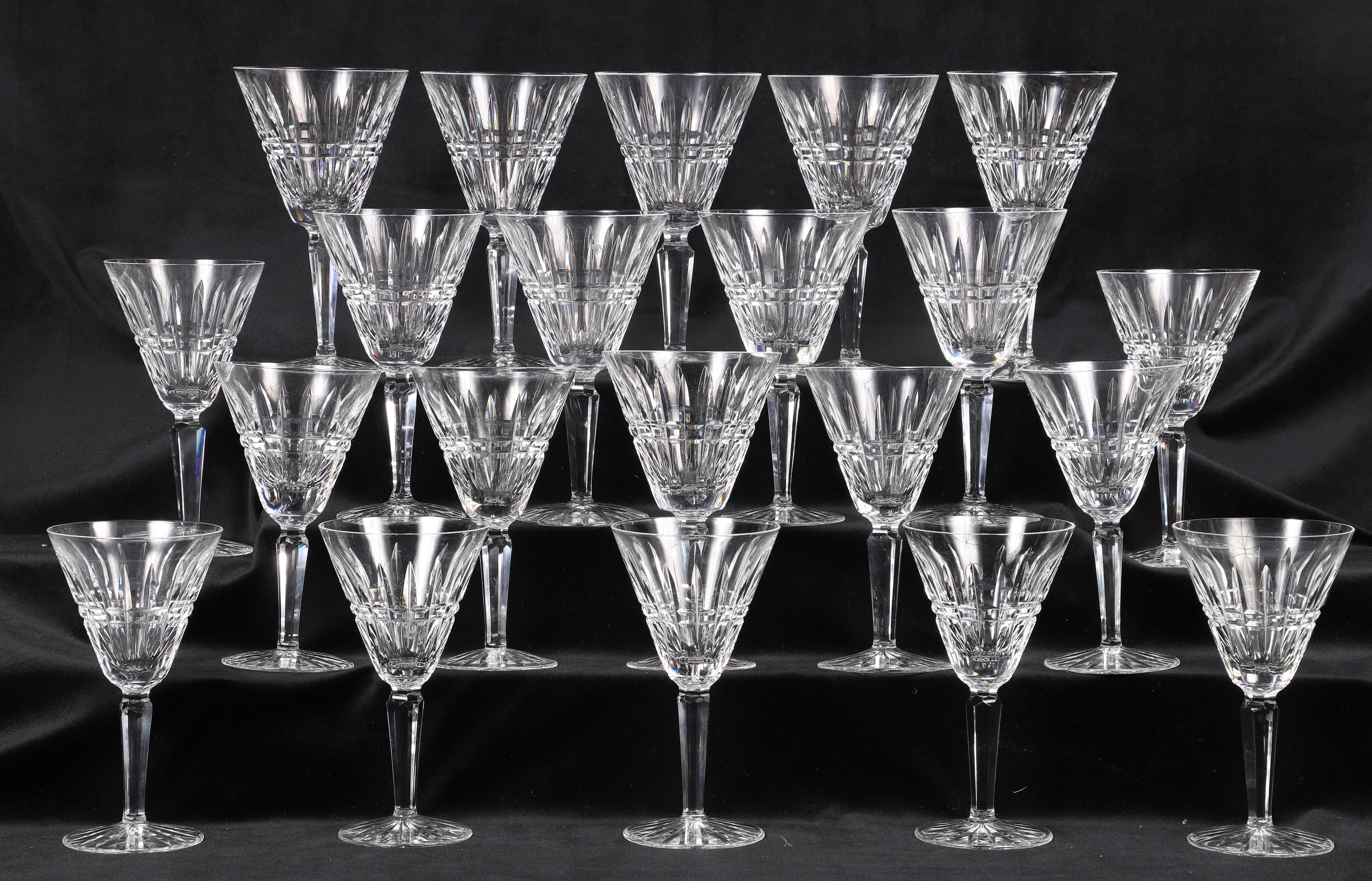 (21) Pcs Waterford crystal