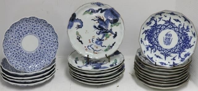 21 PIECES OF 19TH C CHINESE AND