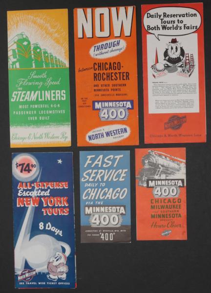 21 PIECES OF CHICAGO NORTHWESTERN