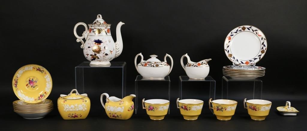 21 PIECES SPODE & ROYAL CROWN DERBY