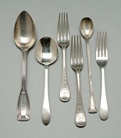 21 pieces Tiffany sterling fla