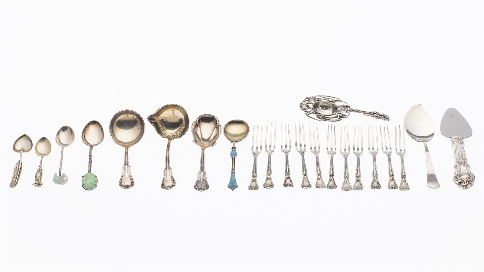 21 STERLING SILVER FLATWARE