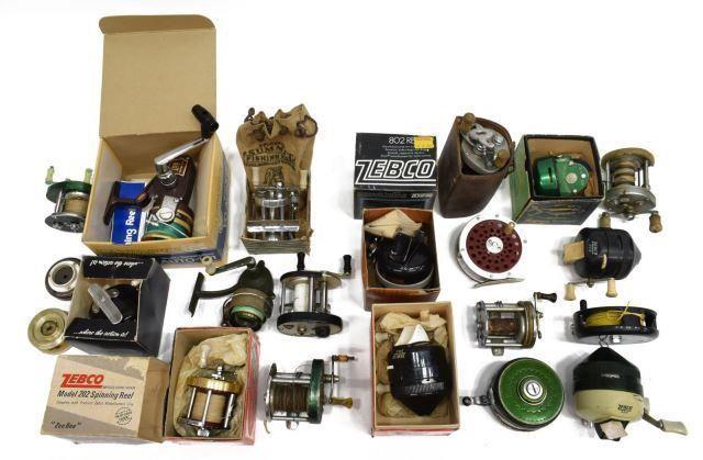 (21) VINTAGE FISHING REELS