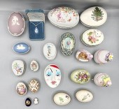 21 Vintage Porcelain Egg Boxes