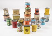 (21) VINTAGE TIN ADVERTISING S