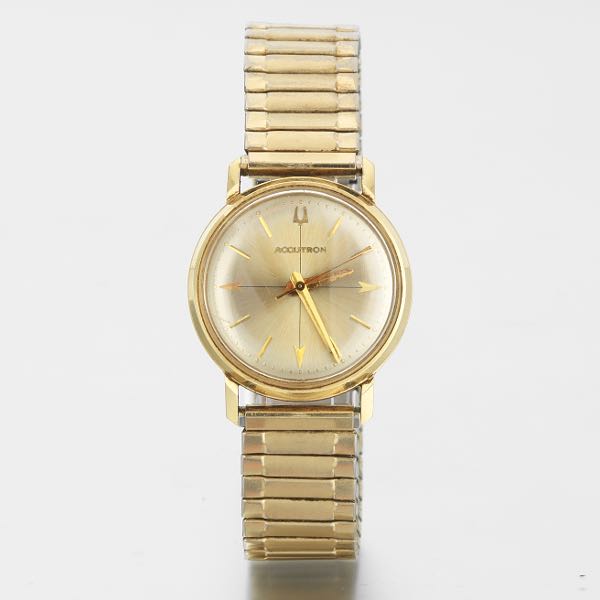 214 BULOVA ACCUTRON 14K CASE 34