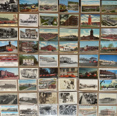 216 POSTCARDS OF AUTO FACTORIE