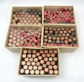 219 PENNY ROLLS AND 12 NICKEL