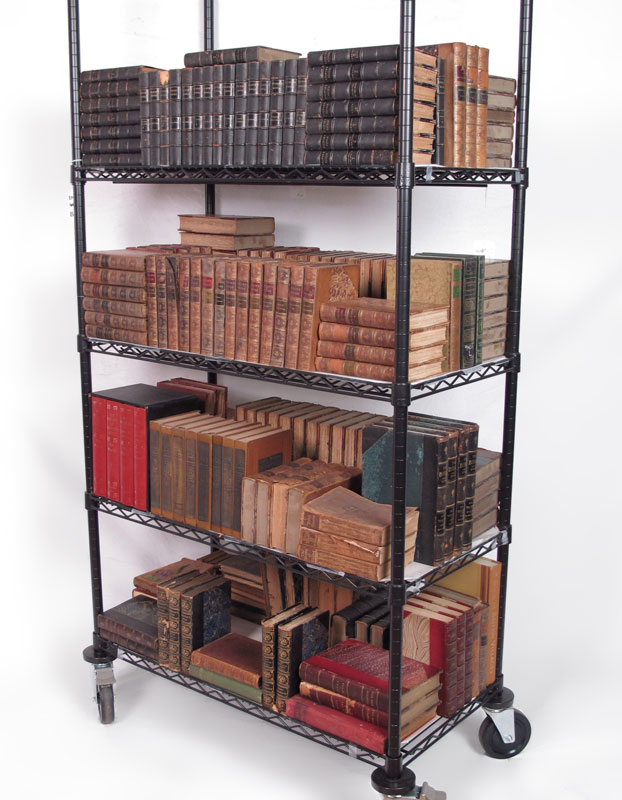 219 VOLUME 19TH CENTURY LEATHER