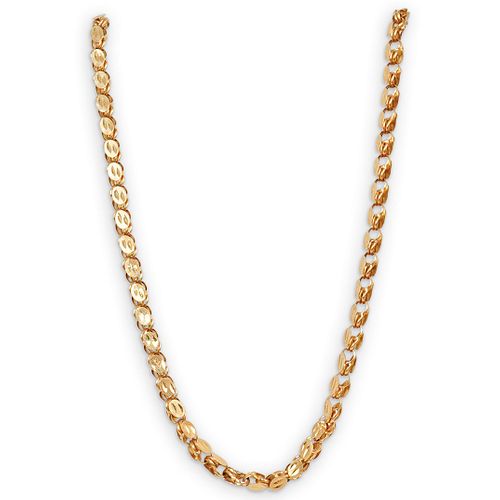 21K GOLD CHAIN NECKLACEDESCRIPTION: