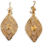 21K GOLD OPENWORK EARRINGSDESC