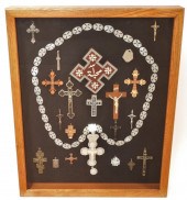 21PC RELIGIOUS CRUCIFIX COLLEC