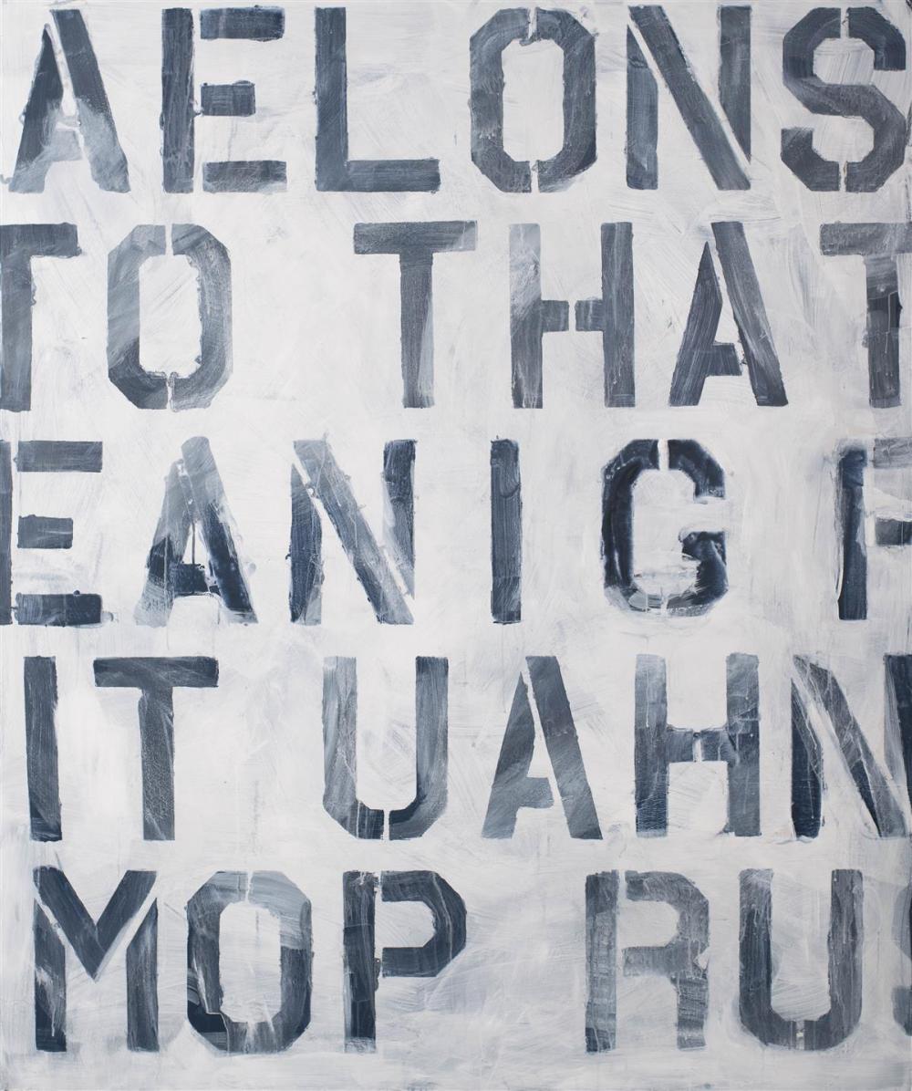 (21ST CENTURY) LETTERS ACRYLIC ON