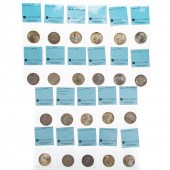 22 DIFFERENT US SILVER DOLLARS