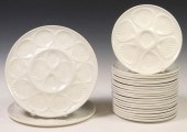 (22) FRENCH FAIENCE WHITE GLAZ