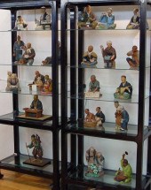 22 JAPANESE POTTERY HAKATA DOL