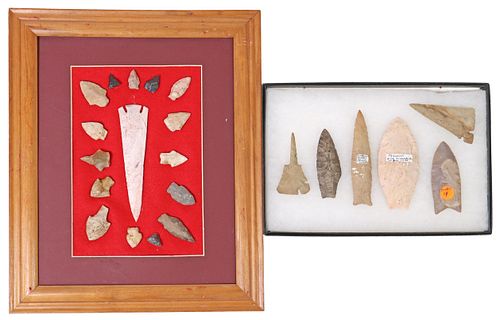 (22) NATIVE AMERICAN ARROWHEADS