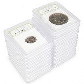 (22 PC) SLABBED COIN COLLECTIO