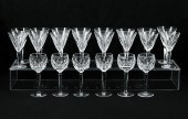 22 PC. WATERFORD CRYSTAL STEMW
