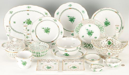 22 PCS. HEREND CHINESE BOUQUET