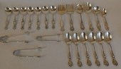 22 PIECES FANCY STERLING FLATW