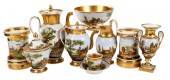 22 PIECES, OLD PARIS PORCELAIN