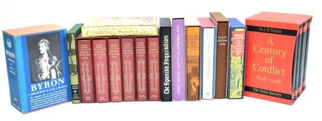 (22 VOLS) BOOKS, MOST UNREAD,
