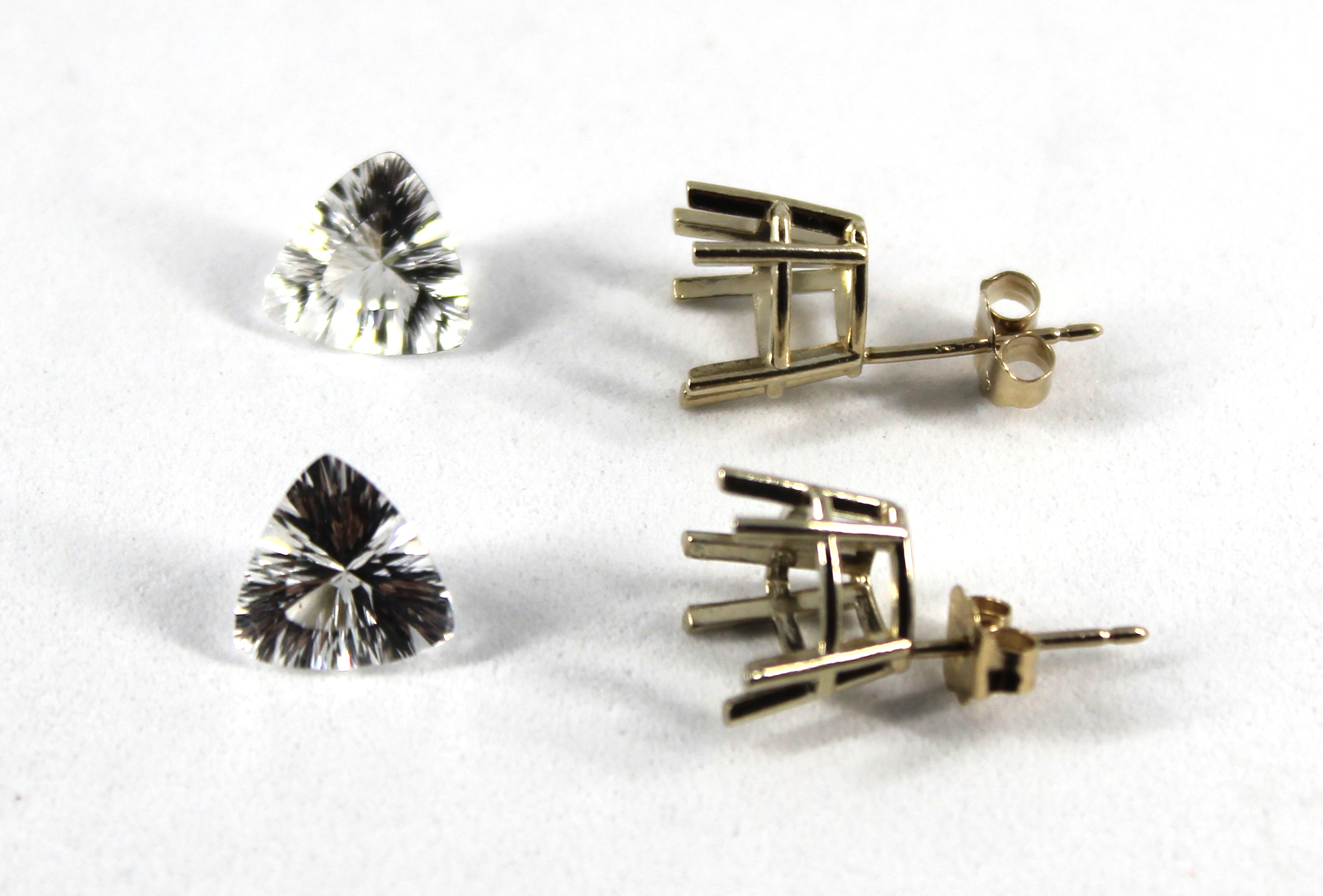 2.25 CTTW. PETALITE STONES & 14K WG