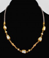 22K & 14K YELLOW GOLD PEARLS S