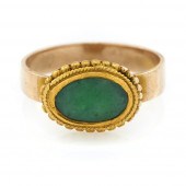 22K & 9K YELLOW GOLD AND JADE