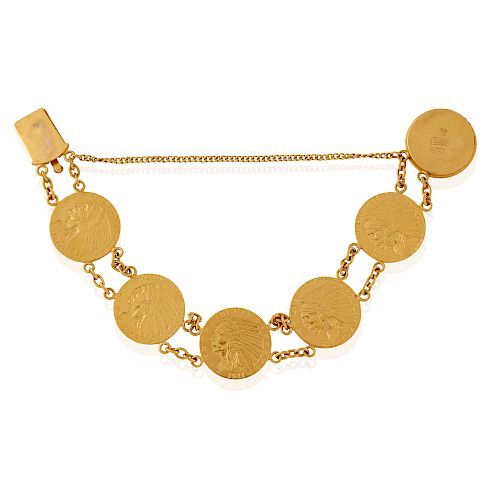 22K GOLD 2 1/2 DOLLAR COIN