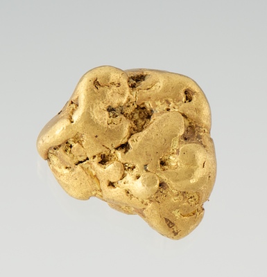 22K Gold Nugget as found