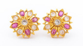 22K YELLOW GOLD FANCY SAPPHIRE