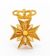 22K YELLOW GOLD FILIGREE MALTE