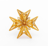 22K YELLOW GOLD FILIGREE MALTE