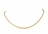 22K YELLOW GOLD ROLO CHAIN NEC