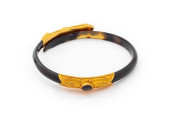 22K YELLOW GOLD, RUBY, SAPPHIR