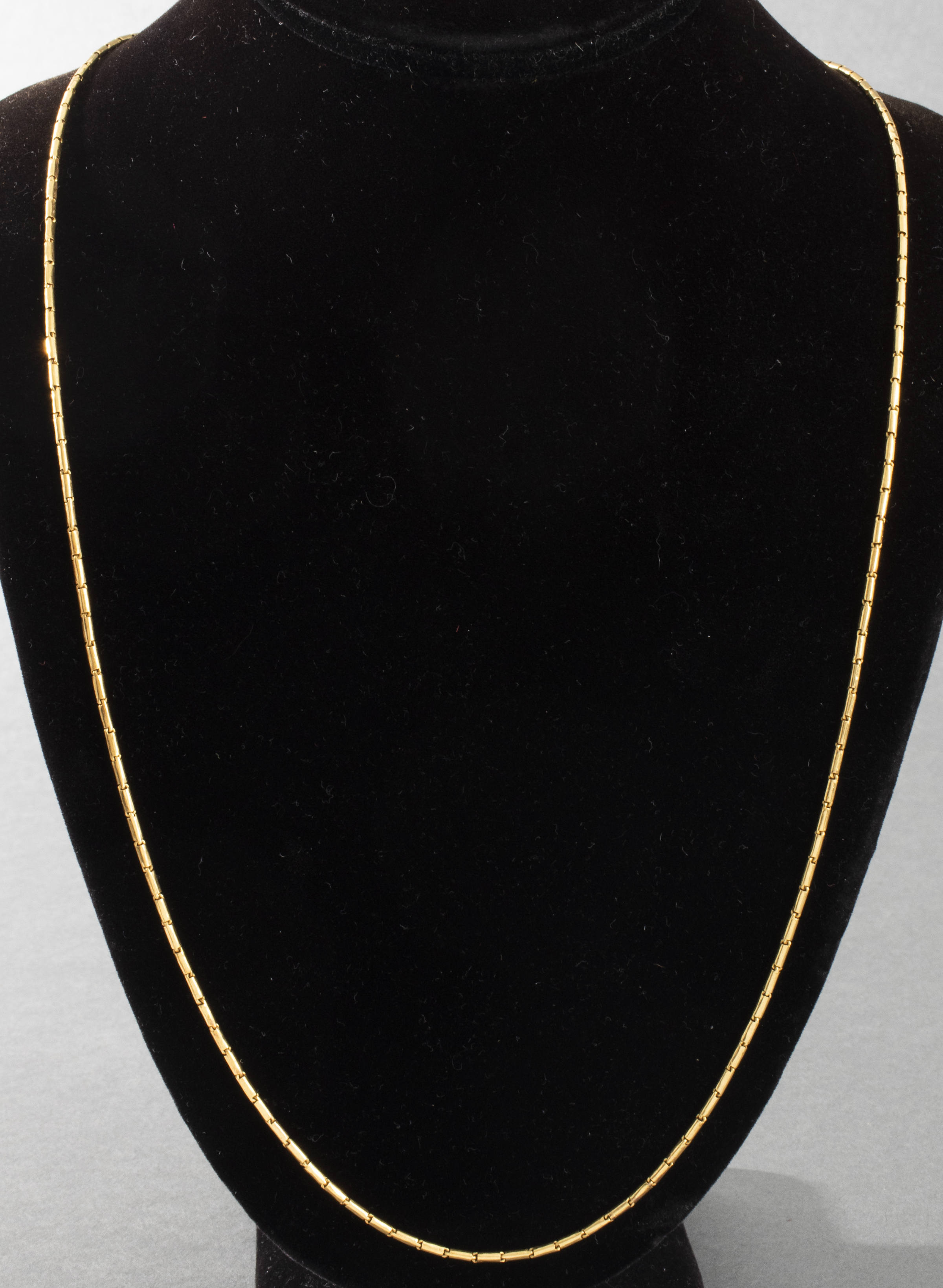 22K YELLOW GOLD TUBULAR LINK