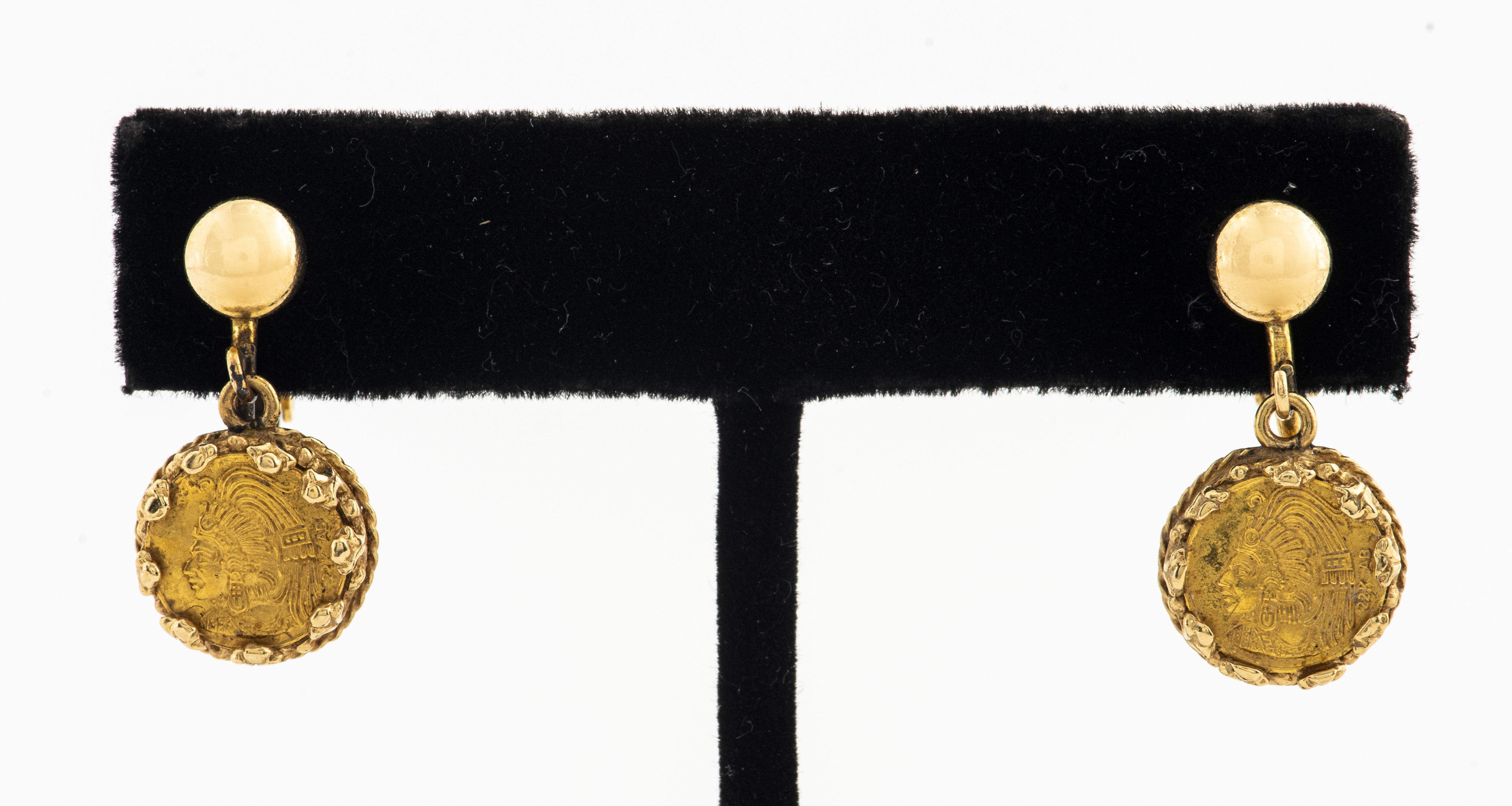 22K/14K GOLD AZTEC WEDDING COIN