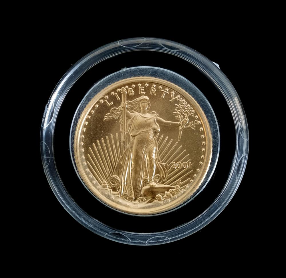 22KK YG 1/10 OZ AMERICAN EAGLE