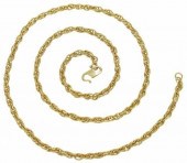 22KT YELLOW GOLD CHAIN NECKLAC