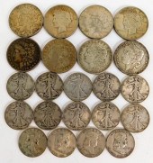 22PC AMERICAN SILVER & HALF DO