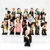 22PC ROYAL DOULTON FIGURINES,