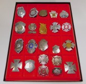 23 ANTIQUE FIRE FIGHTER CAPTAI