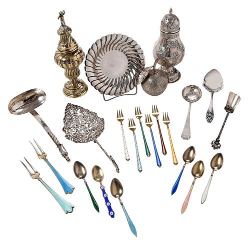 23 CONTINENTAL SILVER TABLE