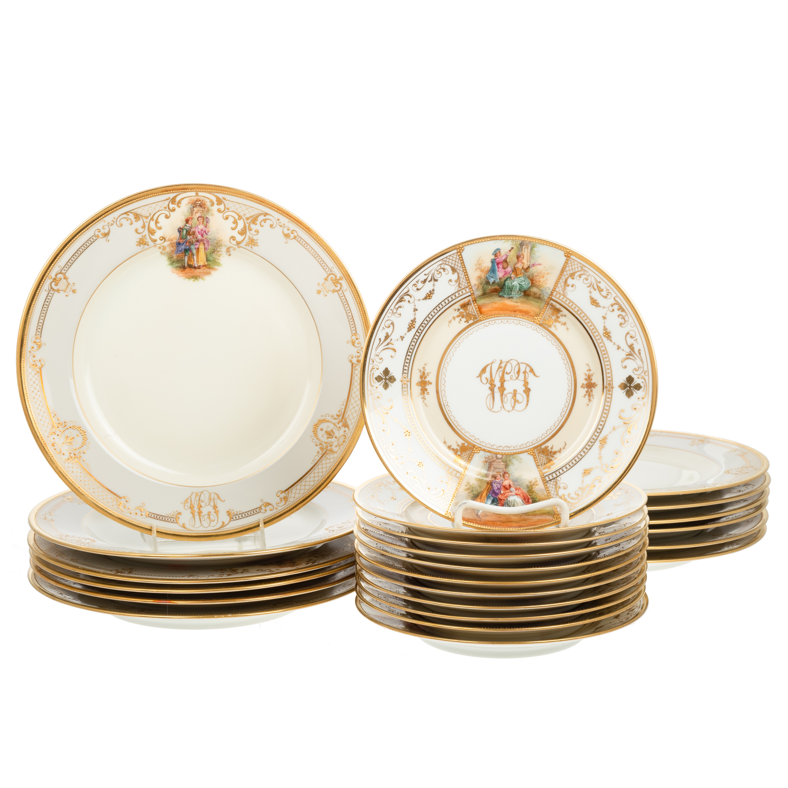 23 DRESDEN DECORATED CHINA